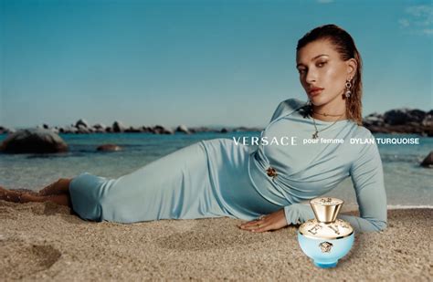 Versace Dylan Turquoise Fragrance Starring Hailey Bieber & Bella Hadid